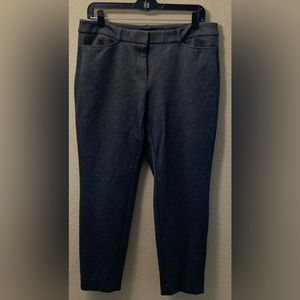 White House Black Market Gray Slim Ankle Pants Size 8 EUC